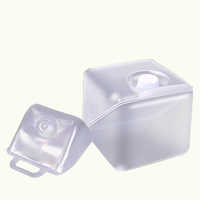 Bon marché Prix 10L 20L Seau En Plastique Bon Joint Aucune Fuite Jerry Can Pliable Avec Trous Robinet Sans Poignée Dans La Boîte