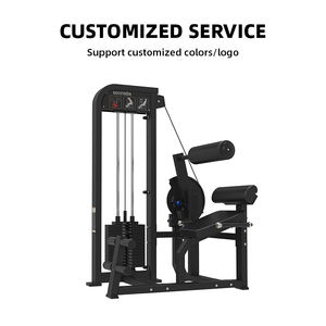 <span class=keywords><strong>Machine</strong></span> de <span class=keywords><strong>musculation</strong></span> professionnelle à pression pectorale assise avec sélection de charges, équipement de gym pour la <span class=keywords><strong>musculation</strong></span> - Product Image 4