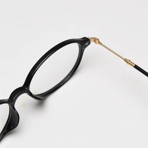 Lunettes ovales rétro pour femmes, lunettes Y2K à monture petite et léopard, nouvelle mode simple vintage, lunettes décoratives pour filles - Product Image 4