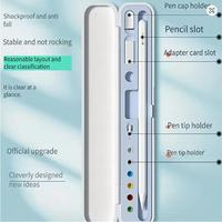 Étui pour Apple Pencil 1/2 Gen Pro USB-C, boîte de rangement portable, boîte de rangement pour crayons, étui universel