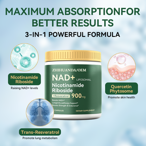 Oem ליפוזומלית astaxanthin תה ירוק apenin כורכום זרעי ענבים pterostilbene coq10 אלפא חומצה ליפואית nad + תוסף חיסוני - Product Image 5