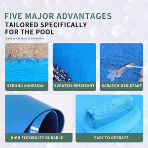 Rivestimento per <span class=keywords><strong>piscine</strong></span> a lunga durata e resistente all'acqua per uso prolungato, adatto per laghetti di pesci all'aperto. - Product Image 4