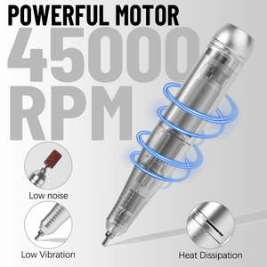 Nueva llegada Micromotor Nail Drill Machine 45000RPM Pedicura <span class=keywords><strong>Manicura</strong></span> Máquina Pulido Profesional Portátil E-file - Product Image 3