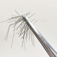 Fibres d'acier inoxydable coupées pour béton UHPC, résistantes à la corrosion, durables, pour la décoration de murs-rideaux préfabriqués