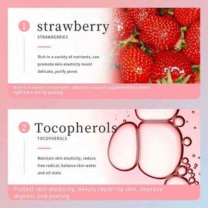 Mascarilla Labial OEM/ODM al por Mayor, Marca Privada, Hidratante de Fresa, Repara las Líneas Finas y los Labios Dañados, Sensación Sexy para Dormir - Product Image 5