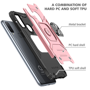 Custodia per telefono con supporto per auto in metallo armatura di livello militare con supporto ad anello per <span class=keywords><strong>TCL</strong></span> Alcatel 1L Plus <span class=keywords><strong>TCL</strong></span> <span class=keywords><strong>30</strong></span> 5G altri modelli <span class=keywords><strong>TCL</strong></span> - Product Image 3