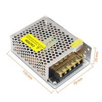 Alimentation à découpage 12V 5A 60W, entrée 110-220VAC, efficacité 80%, alimentation industrielle CC, fournie directement par le fabricant