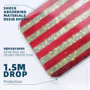 Funda de Teléfono con Diseño de Escamas de Pescado Coloridas y Lujosas, 14 X, Brillante, Anti-caídas, con Purpurina, para iPhone 15 14 13 12Pro Max - Product Image 3