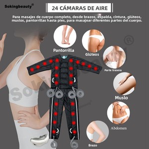 Aparato de Presoterapia Avanzado para Confort de Piernas, Máquina de Soporte Post-entrenamiento, Bienestar Corporal, Piel Más Suave - Product Image 5
