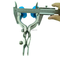 Chariot suspendu en acier inoxydable 304 personnalisé pour le transport de tubes, de tuyaux, de rails, de convoyeurs, de transformation de la volaille, d'abattage de poulets