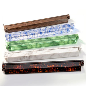 ตัวดันไพ่มาจองลายหินอ่อน ABS – ลายหินสีขาวสำหรับเกมไพ่นกกระจอกแบบอเมริกัน - Product Image 6