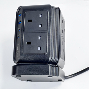 Ổ cắm điện đa năng, bảo vệ quá áp công nghiệp, tích hợp nhiều đầu cắm chuẩn UK/US/EU, dùng cho tháp sạc thẳng đứng đạt chứng nhận CE - Product Image 5