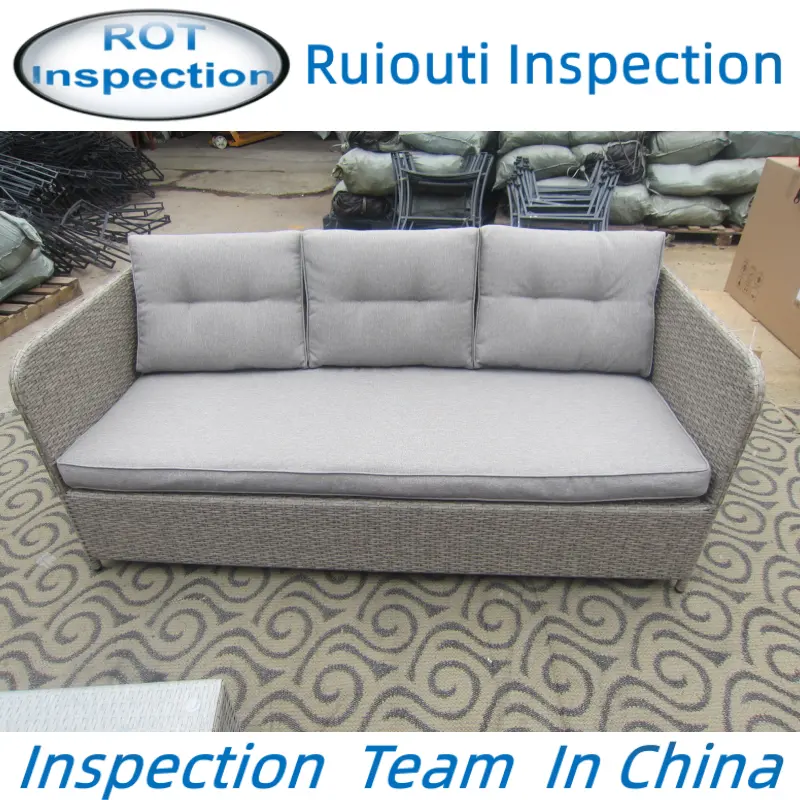 Qc servicios de inspección Yiwu/inspección previa al envío Zhejiang/servicios de control de calidad de muebles de ratán tejido en Ningbo