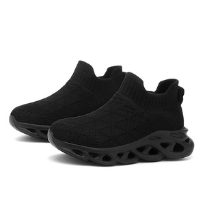 Zapatillas de running de malla transpirables para niños, estilo calcetín de una pieza, para primavera - Product Image 5