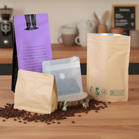 Sacs en papier kraft biodégradables compostables écologiques en amidon de maïs personnalisés avec logo