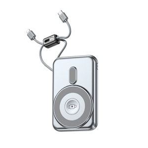 Batería <span class=keywords><strong>Externa</strong></span> de 10000mAh con Carga Rápida Magnética de 22.5W, Cable Incluido, Carga Tres en Uno para Reloj, Auriculares, Batería <span class=keywords><strong>Externa</strong></span> Inalámbrica - Product Image 1