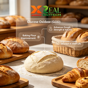 Glucose oxydase (GOD) CAS 9001-37-0, marque ZEAL, poudre de qualité industrielle pour l'alimentation, l'alimentation animale, la pharmacie, la pâtisserie, les boissons, la conservation, les biosenseurs - Product Image 3