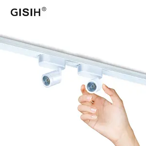 GISIH 2308D MINI rail cabinet spotlight bassa tensione 12V 1W, adatto per cosmetici, orologi, illuminazione per vetrine per gioielli
