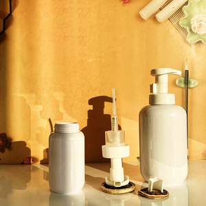 Rỗng 150ml 200ml 250ml 300ml <span class=keywords><strong>500ml</strong></span> Mỹ phẩm nhựa bọt xà phòng <span class=keywords><strong>Dispenser</strong></span> bơm tạo bọt chai - Product Image 4