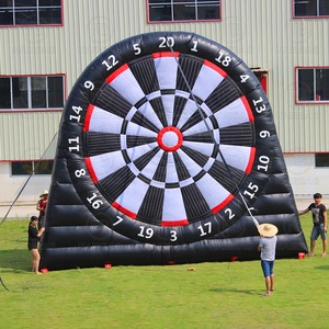 Dardos de Fútbol Inflables Gigantes para la Copa Mundial, Objetivo de Fútbol Inflable Gigante con Soplador y Balones de Fútbol para Niños y Adultos, Evento de Carnaval - Product Image 1