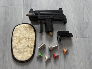 Pistolet à Eau de <span class=keywords><strong>Lavage</strong></span> de Voiture Jouet, Imitation Mitraillette et Fusil Automatique, Pression 3/8 pour <span class=keywords><strong>Lavage</strong></span> Auto, avec 4 Buses et Gants - Product Image 6