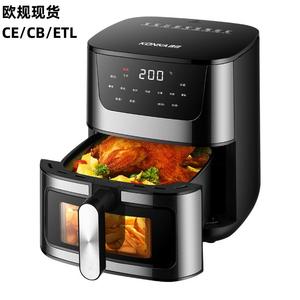 Freidora de Aire Eléctrica Multifuncional Inteligente Mystic de Acero Inoxidable 5L 6L para Uso Doméstico, Diseño Cuadrado - Product Image 3