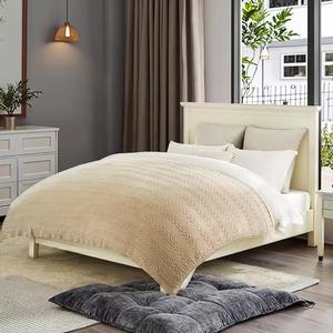 Hochwertige Strick decke Throw Soft Yarn Throw Blanket Handgemachte Strick decke Chunky Throw Home Bed Use - Product Image 3