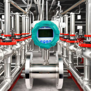 מד זרימה טורבינה נוזלי מפלדת אל-חלד, כיול קפדני, יצרן ציוד מקורי/יצרן עיצוב מקורי, למדידת זרימת מים/אלכוהול/דיזל - Product Image 1