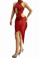 Robe courte pour femmes, vêtement de danse, Club, 2021