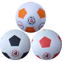 Ballons de football en caoutchouc de nouvelle conception fabriqués en Chine, prix de gros, ballons de football personnalisés très populaires, vente promotionnelle à prix réduit