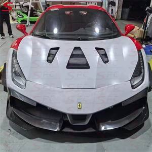 SPC <span class=keywords><strong>488</strong></span> <span class=keywords><strong>GT3</strong></span> Kit de cuerpo de fibra de carbono seco para <span class=keywords><strong>Ferrari</strong></span> <span class=keywords><strong>488</strong></span> GTB Prepreg Kit de alerón de viento de fibra de carbono para <span class=keywords><strong>Ferrari</strong></span> <span class=keywords><strong>488</strong></span> 2015-2019 <span class=keywords><strong>GT3</strong></span> - Product Image 2