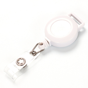 15mm Ruban Carré Oreille En Plastique Lanière Carte Clip ID Badge Bobine Cou Porte-clés - Product Image 4