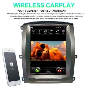 Radio de Coche Portátil con Pantalla Táctil Android 15 de 12.1 Pulgadas para Land Cruiser 100 LC100 Lexus LX470 2003-2007, 256GB, GPS, Multimedia - Product Image 3