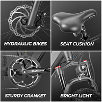 Vélo électrique à pneus larges AM200 longue portée, chargeur 54,6V 2A, 750W, 48V 10,4Ah, pour adultes, directement de l'usine.