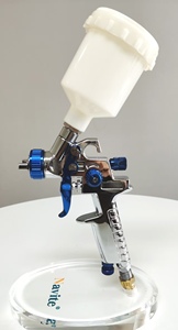 Kit de <span class=keywords><strong>Pistola</strong></span> de Pulverización Neumática <span class=keywords><strong>HVLP</strong></span> NA2007 con Vaso de 600cc - Product Image 2