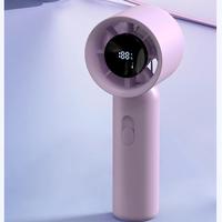 Mini ventilateur électrique portable, batterie 3000 mAh, refroidisseur d'air personnel, vitesses réglables, moteur silencieux sans balais, pour l'extérieur