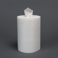 Rouleau de Lingettes Sèches en Microfibre Non-Tissé Spunlace Mécérables pour Patients, Nettoyantes, en Bidon, Fabrication Usine