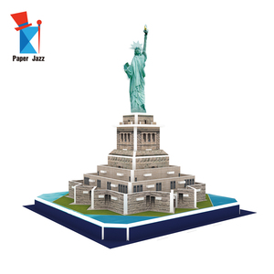 <span class=keywords><strong>Puzzle</strong></span> <span class=keywords><strong>3D</strong></span> en papier Paper Jazz - Créez votre propre <span class=keywords><strong>Statue</strong></span> de la Liberté - Jouet éducatif DIY pour les enfants de 5 ans et plus - Moins de 50 pièces - Product Image 4