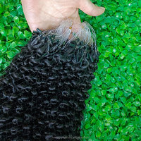 14-30 en 100% humain indien trame crépus bouclés afro tresses vanille cheveux humains Micro boucle lien extensions de cheveux humains pour les personnes