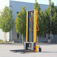 Gerbeur Électrique Essentiel pour Entrepôt, Gerbeur de Bois Électrique, Gerbeur de Palettes Électrique Mobile, Dégereuse