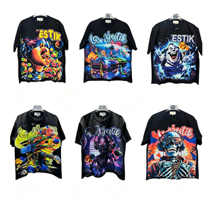 T-shirts pour hommes de qualité supérieure, nouveau style 2026, 100% coton, streetwear, Y2K, graphiques, surdimensionnés, t-shirts pour hommes - Product Image 3