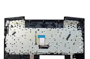 HP Pavilion 15-CX 15T-CX Palmrest arkadan aydınlatmalı klavye kılıf için üst kapak yeşil beyaz mor arka ışık - Product Image 4