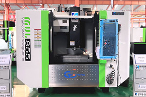 Centre d'usinage vertical CNC chinois entièrement automatique <span class=keywords><strong>VMC</strong></span> CMV855 Fanuc avec broche conique BT40 - Product Image 2
