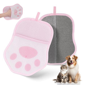 Gants électrostatiques réutilisables en polyester de haute qualité pour enlever les poils d'animaux, nouvelle technologie pour une élimination efficace des poils de chat <span class=keywords><strong>Ishow</strong></span> PG888 - Product Image 5