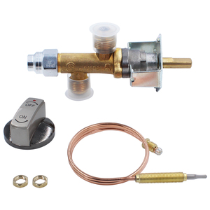 LPG Propane <strong>Gas</strong> Flame Failure Safety Control Valve Kit <strong>Thermocouple</strong> for Outdoor <strong>Fireplaces</strong> Cookers Heaters - Product Image 1