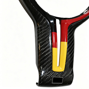 Cubiertas Decorativas Personalizadas para Volante en Fibra <span class=keywords><strong>de</strong></span> Carbono <span class=keywords><strong>de</strong></span> Color para BMW M2 F10 F36 M3 F80 M4 F82 M6 F12 E90 - Product Image 4