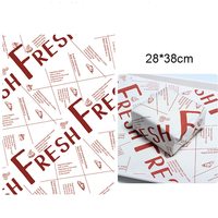 Papier sulfurisé alimentaire anti-graisse, enduit de PE simple face, pour emballage de burgers, sandwichs, pains, gâteaux et snacks