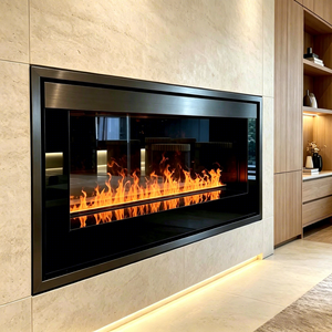 Chimenea Eléctrica Decorativa con Vapor de Agua Atomizado 3D, Simulación de Llama, para Mueble de TV - Product Image 2