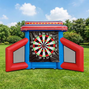 WINSUN Jeux sportifs gonflables d'extérieur 6 en 1, jeux sportifs gonflables, parcours d'obstacles gonflable Rounders - Product Image 1
