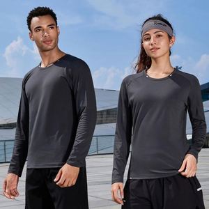 Camiseta Deportiva de Manga Larga con Cuello Redondo Unisex, 230 g/m², Poliéster y Elastano, Secado Rápido, Transpirable, para Entrenamiento y Fitness, con Logotipo Personalizado OEM - Product Image 4